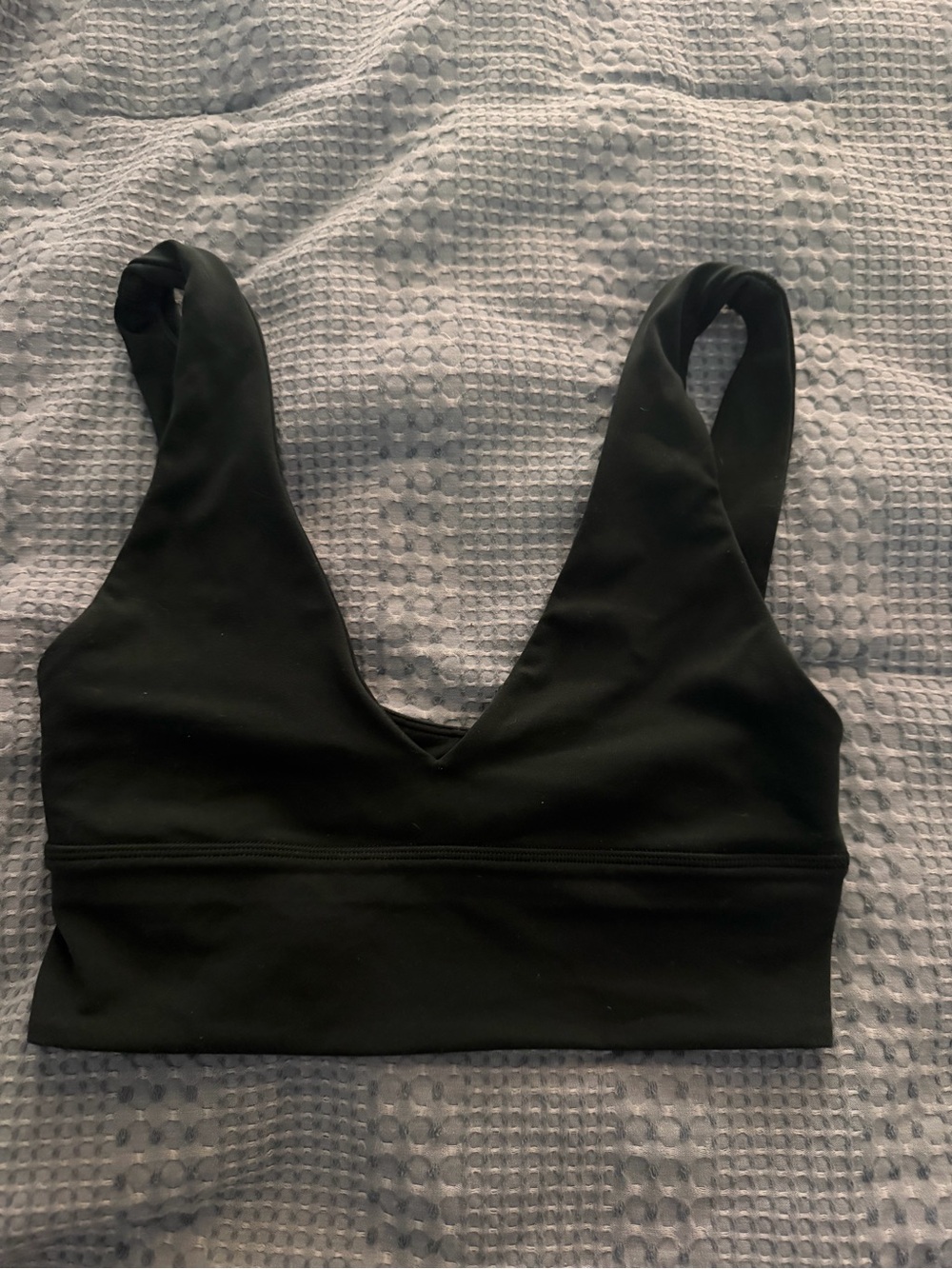 lululemon athletica Black V-Neck Sports Bra